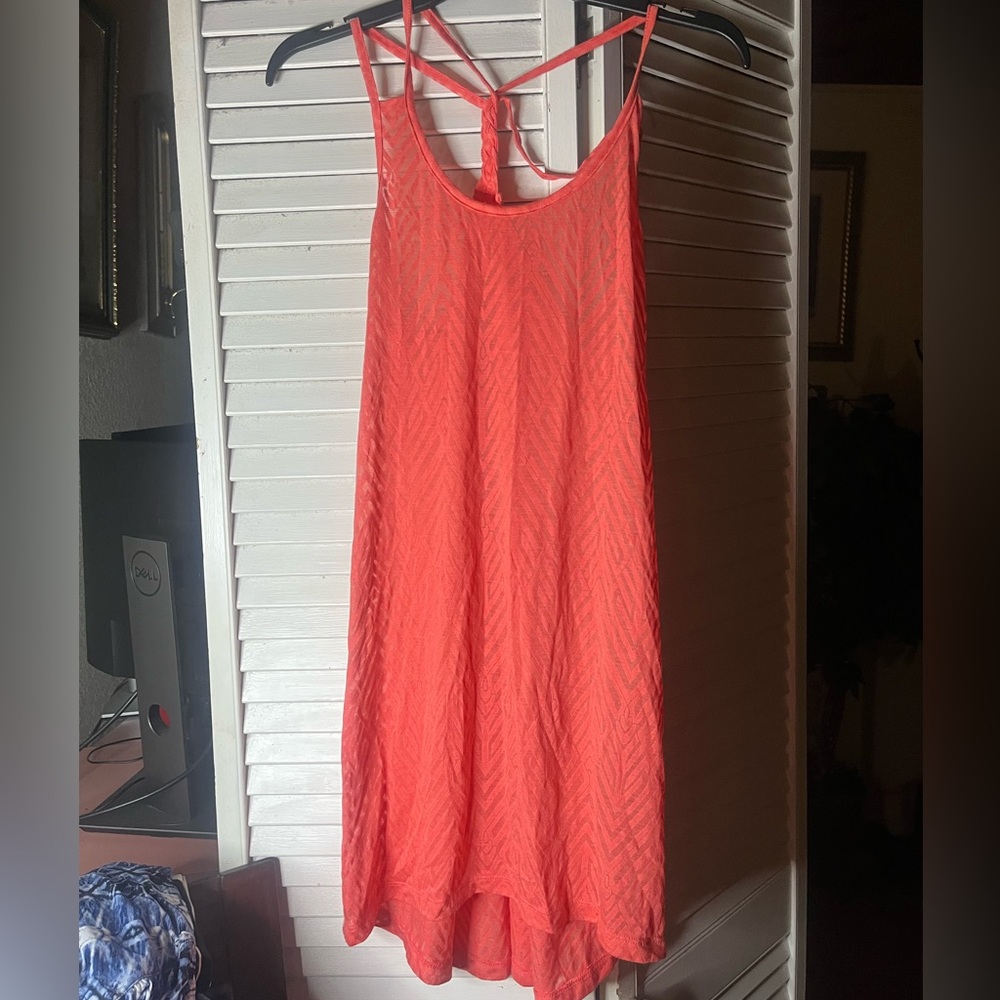 BALANCE Cover up Collection Coral Sleeveless Dress